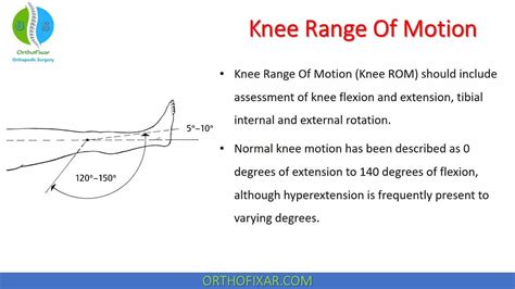 Knee Range Of Motion (Knee ROM)