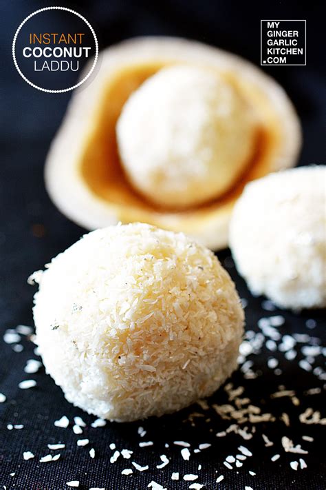 Instant Coconut Laddu - No Heat Recipe