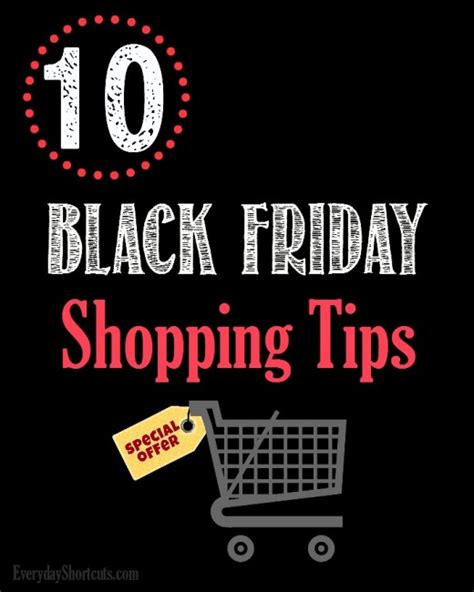 10 Black Friday Shopping Tips - Everyday Shortcuts