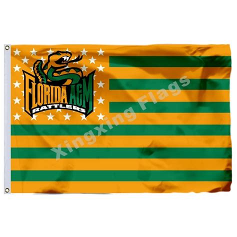 FAMU Rattlers Flag 3ft X 5ft Polyester NCAA Banner Florida A&M Rattlers ...