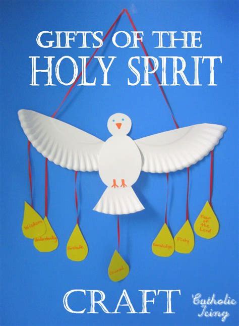 DIY Paper Plate Dove Craft for Holy Spirit Celebration