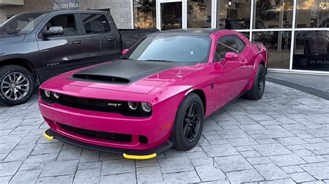 Pretty In Pink, Pricey Too: Dodge Demon 170 In Panther Pink Is A ...