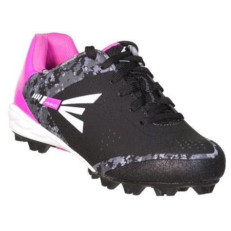 EASTON MAKO MSS 2.0 GIRLS SOFTBALL CLEATS BLACK PINK 2.5 - Walmart.com ...