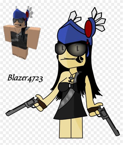 Blaze4723 Drawing By Guttc - Cool People On Roblox - Free Transparent ...