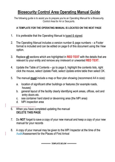 How To Create An Instruction Manual