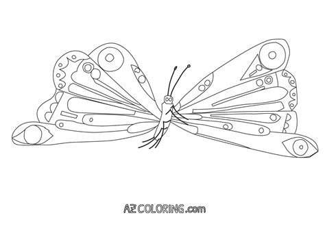 Eric Carle Butterfly Page Coloring Pages