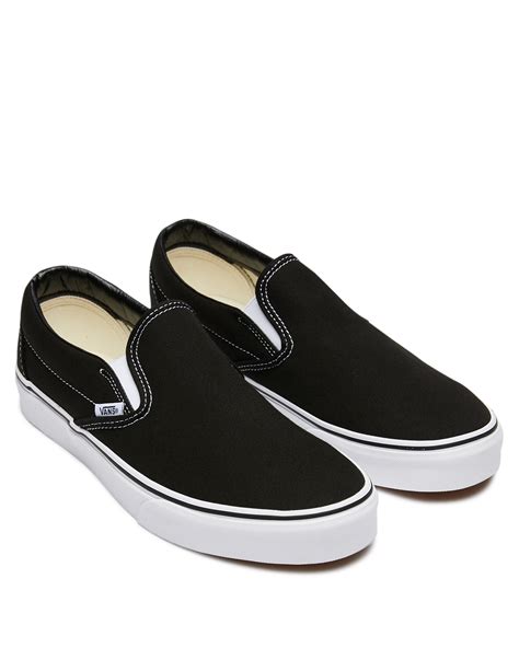 Vans Womens Classic Slip On Shoe - Black | SurfStitch