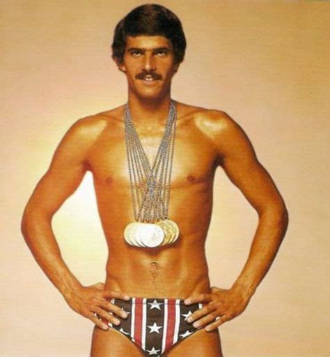 Mark Spitz won 7 swimming Olympic gold medals. This life-size poster ...