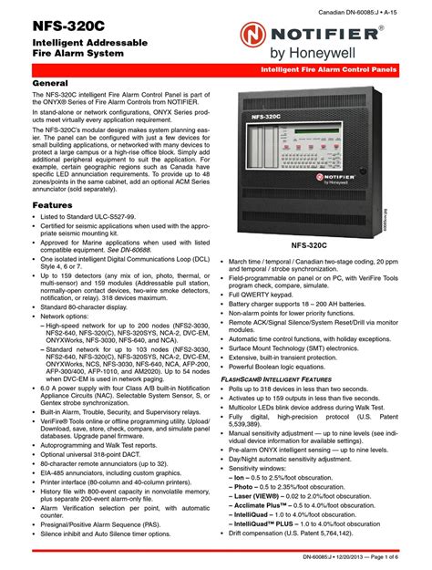 HONEYWELL NOTIFIER NFS-320C MANUAL Pdf Download | ManualsLib