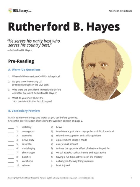 Rutherford B. Hayes: "He Serves His Party Best Who Serves His Country ...