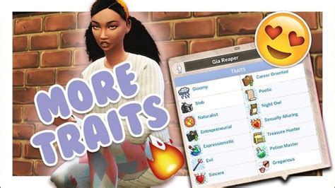 ADD MORE CAS TRAITS MOD // The Sims 4 Mods