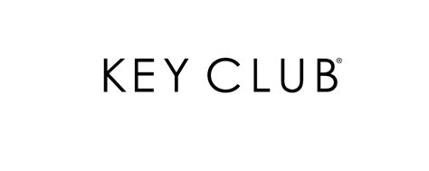 Key Club wordmark – horizontal – black | Key Club