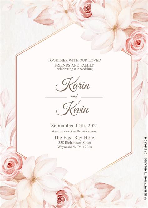 Invitations & Paper Weddings Invitations Wedding Invitation Template ...