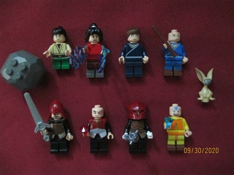 LEGO Avatar Minifigures Lot. The Last Airbender Zuko,Katara,MoMo,Aang ...