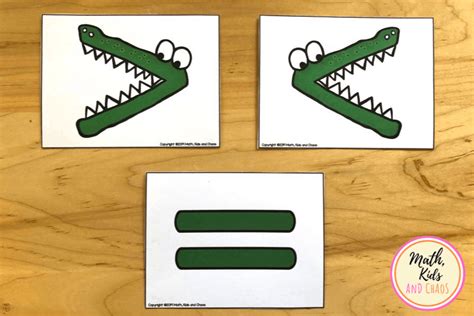 Crocodile Numbers: a fun, hands-on resource for comparing numbers to 20 ...