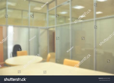 Meeting Room Office Blurred Background Design Stock Photo 665457649 ...