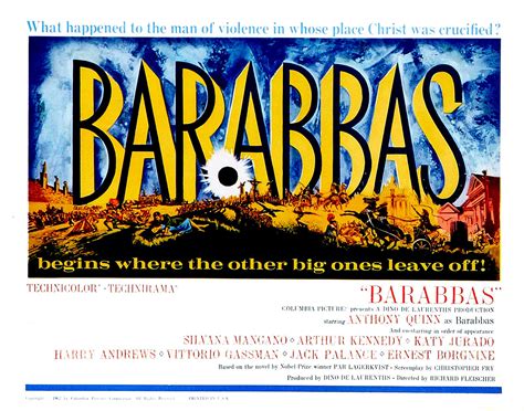 MOVIE POSTERS: BARABBAS (1961)