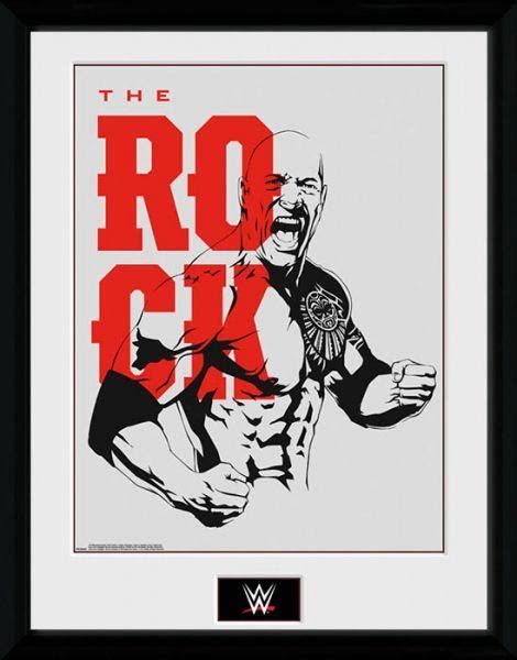 The Rock WWE Logo