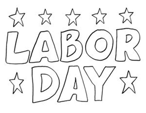 Labor day black and white clipart - Clipartix