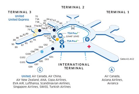 Exploring San Francisco International Airport Map In 2023 - Map Of France