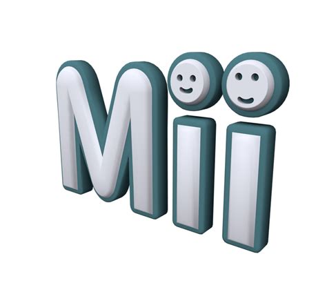 Custom / Edited - Nintendo System Customs - Mii Logo - The Models Resource