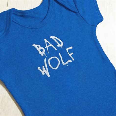 Bad Wolf Graffiti Embroidery Design File | Etsy