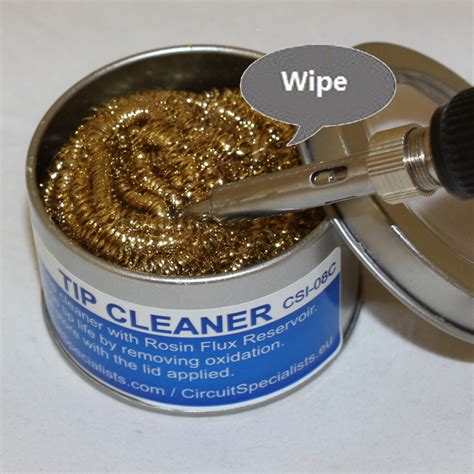 Solder Tip Cleaner with Rosin Flux