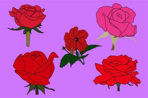 Rose Flower Avatar Vector Art Graphic by VAROT CHANDRA RAY · Creative ...