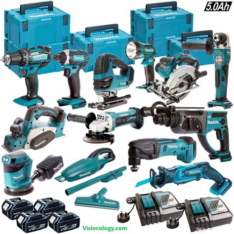 13pcs Makita 18V LXT Cordless Monster Power Tools Combo Kit With 4 x 5 ...