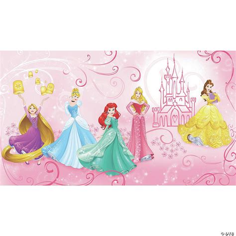 Disney Princess Enchanted Prepasted Wallpaper Mural | Oriental Trading