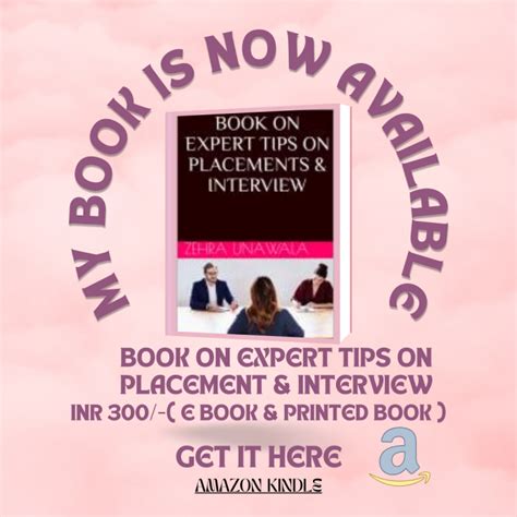 Book on Expert Tips On Placements & Interview