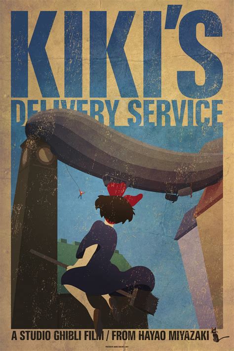 The Geeky Nerfherder: Movie Poster Art: Kiki's Delivery Service (1989)