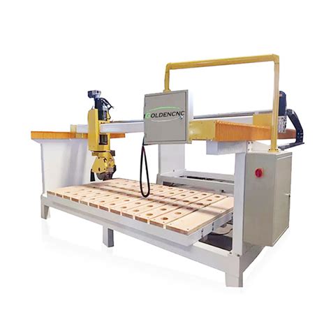 Granite Saw Machine 5 Axis CNC Quartz Slab Cutting Bridge Saw Machine ...