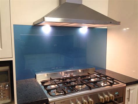 Stunning blue coloured glass splashbacks from Ultimate Glass ...