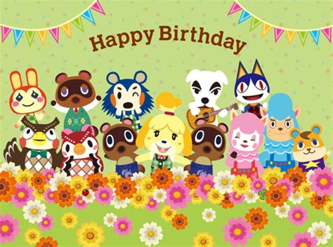 Animal crossing birthday | Happy birthday animals, Animal crossing ...