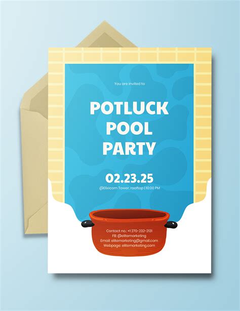 FREE Potluck Invitation Templates & Examples - Edit Online & Download ...