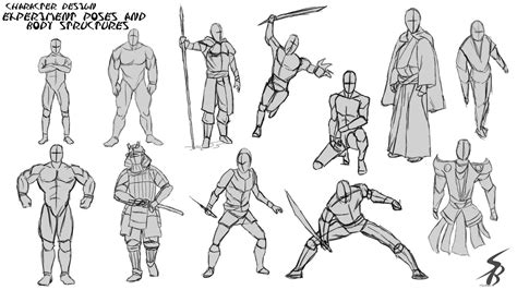 Sean's CG Arts & Animation Blog: Character Design - Pose & Structure ...