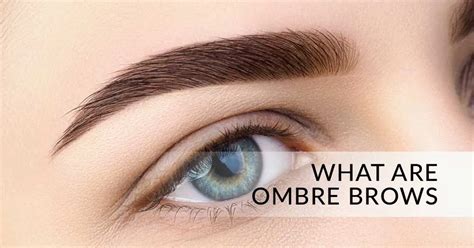 Trends in permanent eyebrows: The ombre technique | MW Aesthetics