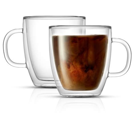 Double Wall Glass Mug With Handle