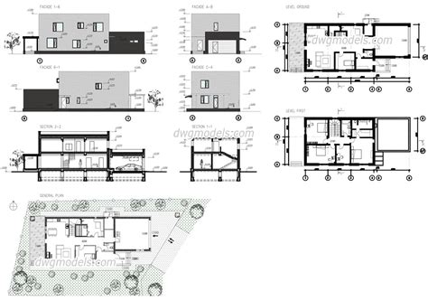 Design Your Own House Autocad Autocad Dwg Plan Floor Plans Layout ...