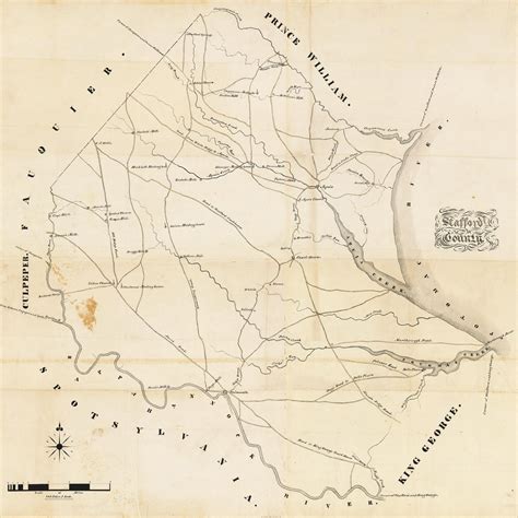 Carmichael Letters :: Stafford County Map