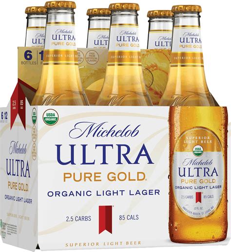 Michelob Ultra Pure Gold - Case 24 pack 12 oz. Bottle - Garden State ...