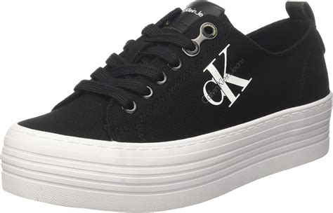 Calvin Klein Jeans Zolah Canvas Blk, Women’s Low-Top Sneakers, Black ...