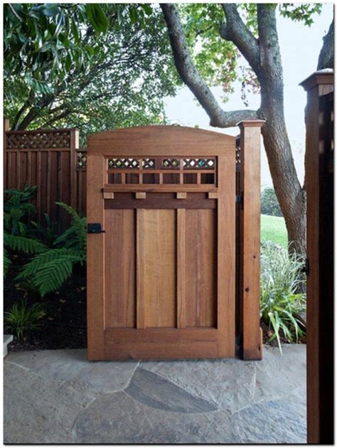 Elegant Redwood Planter Box | Wooden garden gate, Wooden gate door ...