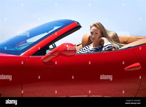 Woman driving sports car alone hi-res stock photography and images - Alamy