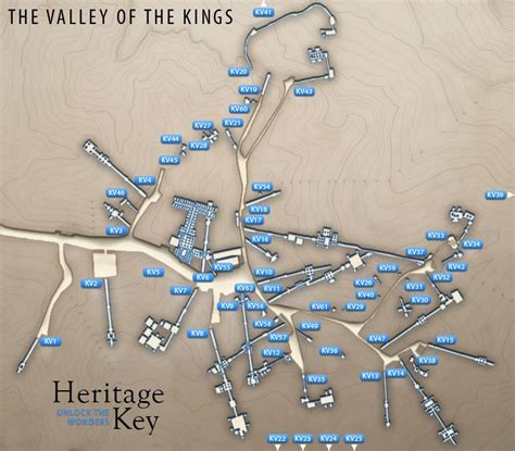 Valley of the Kings Map http://heritage-key.com/site/valley-kings ...