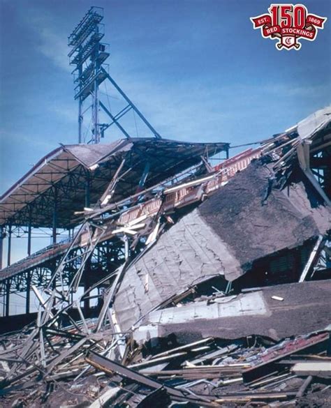 Today in Reds history, 1972: Demolition begins on Crosley Field, the ...