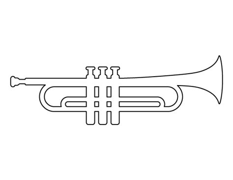 Printable Trumpet Template