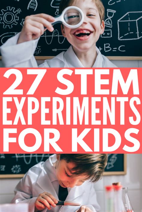 STEM experiments for kids: 27 fun ways to help them learn at home ...