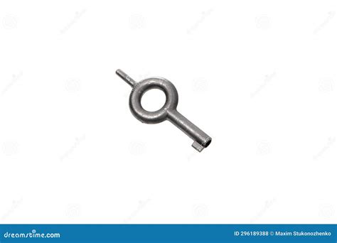 Key for Handcuffs Isolated on White Stock Photo - Image of power, steel ...